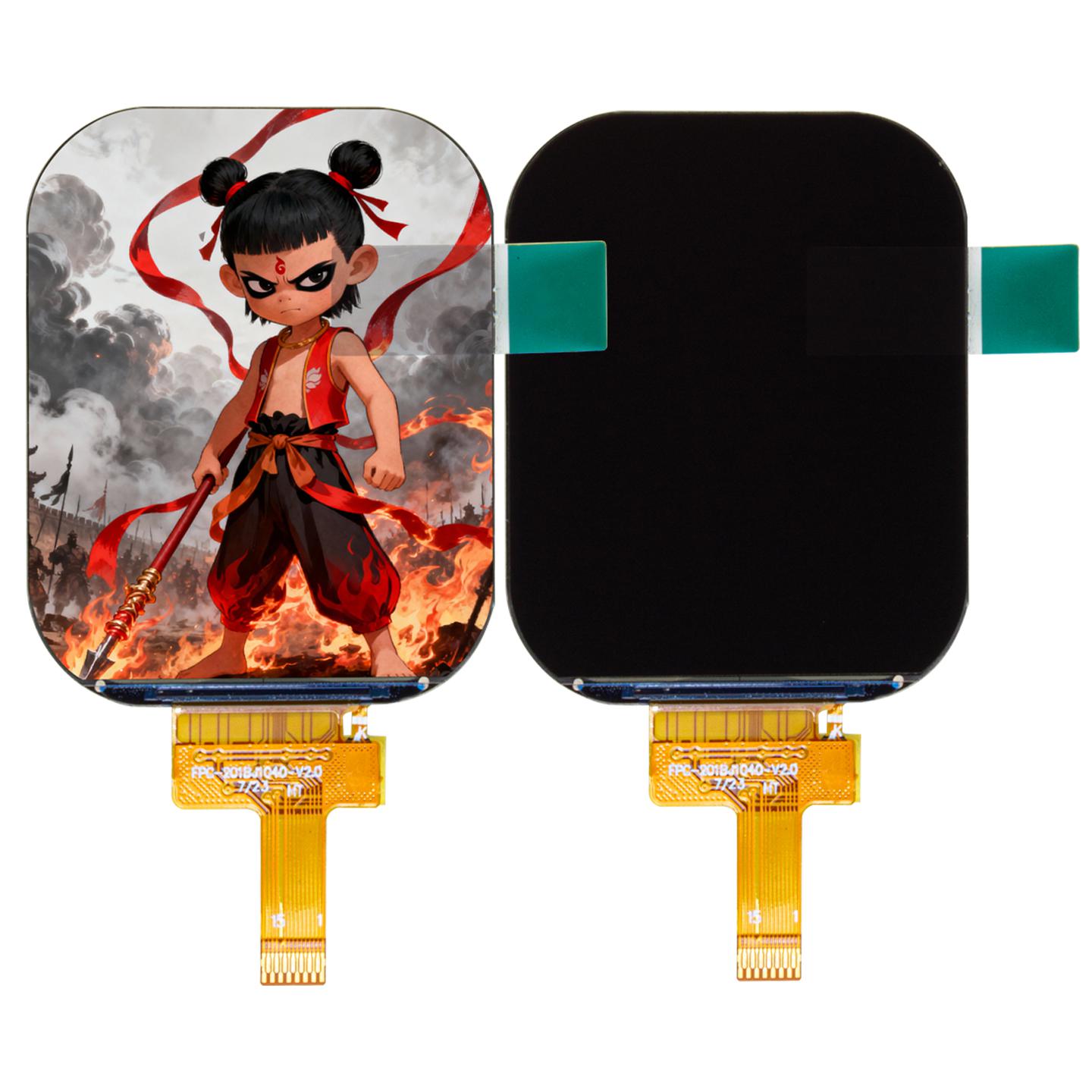 2.0寸tft液晶显示屏 240x296lcd小尺寸TFT201BJ1040-15A