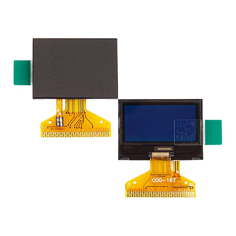 0.96寸小尺寸液晶显示屏12864点阵屏COG167